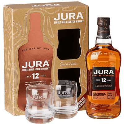 Cadeau Coffret Whisky Jura 12 ans